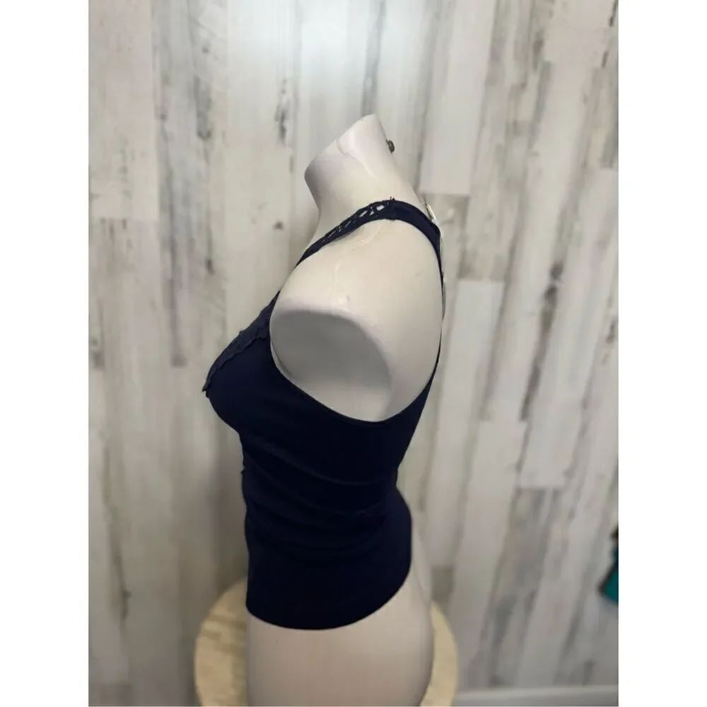 Navy blue tank top - Picture 3 of 6